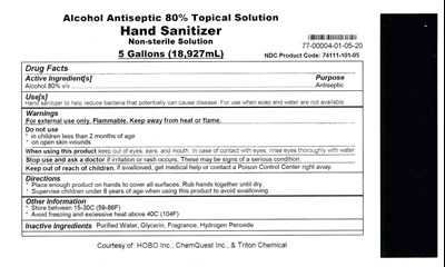 FDA-APPLE-ALC ANTI 80-ETHYL -5GAL.jpg 18925 mL Label - FDA APPLE ALC ANTI 80 ETHYL 5GAL